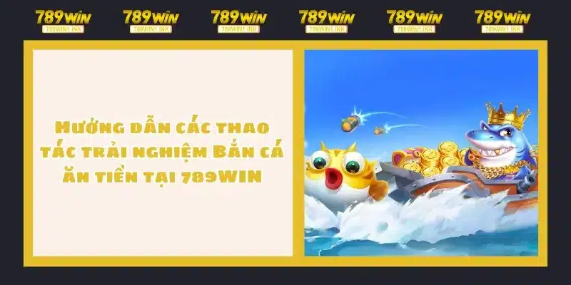 Hướng dẫn các thao tác trải nghiệm game bắn cá ăn tiền tại 789WIN